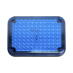 Luz de advertencia de 9x7", Color Azul, Ideal para Ambulancias