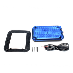 Luz de advertencia de 9x7", Color Azul, Ideal para Ambulancias