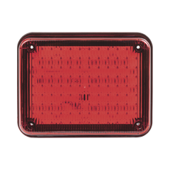 Luz de Advertencia de 9X7", Color Rojo, Ideal para Ambulancias