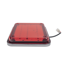 Luz de Advertencia de 9X7", Color Rojo, Ideal para Ambulancias