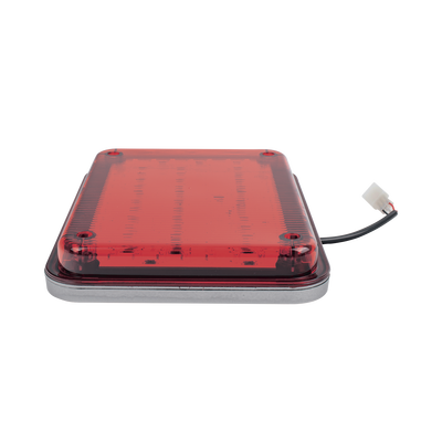 Luz de Advertencia de 9X7", Color Rojo, Ideal para Ambulancias