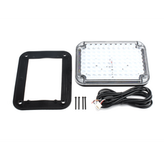 Luz de Advertencia de 9X7", Color Claro, Ideal para Ambulancias