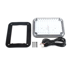 Luz de Advertencia de 9X7", Color Claro, Ideal para Ambulancias
