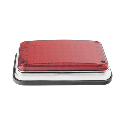 Luz de Advertencia de 6X4", Color Rojo, Ideal para Ambulancias
