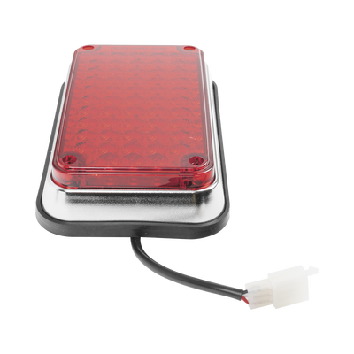 Luz de Advertencia de 6X4", Color Rojo, Ideal para Ambulancias