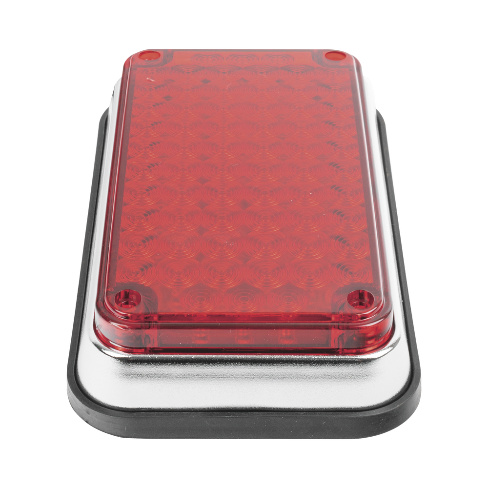 Luz de Advertencia de 6X4", Color Rojo, Ideal para Ambulancias