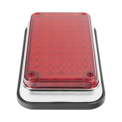 Luz de Advertencia de 6X4", Color Rojo, Ideal para Ambulancias