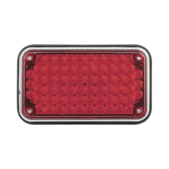 Luz de Advertencia de 6X4", Color Rojo, Ideal para Ambulancias
