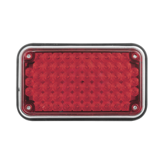 Luz de Advertencia de 6X4", Color Rojo, Ideal para Ambulancias