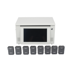 Kit de descarga simultanea para Bodycam | Estación de descarga XMRA8R3 | 8 X Bodycam  XMRR3