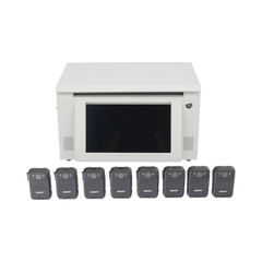 Kit de descarga simultanea para Bodycam | Estación de descarga XMRA8R3 | 8 X Bodycam  XMRR3