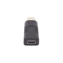 ADAPTADOR TIPO C MACHO A MINI USB HEMBRA PARA COMPATIBILIDAD DE  ESTACIÓN XMRA8 CON BODYCAM XMRR3