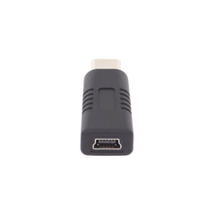 ADAPTADOR TIPO C MACHO A MINI USB HEMBRA PARA COMPATIBILIDAD DE  ESTACIÓN XMRA8 CON BODYCAM XMRR3
