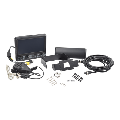 Panel de Control Dáctilar Multifuncional con Monitor de 7" / Soporta Audio de Dos Vías / Compatible con DVR´s Móviles XMR Epcom