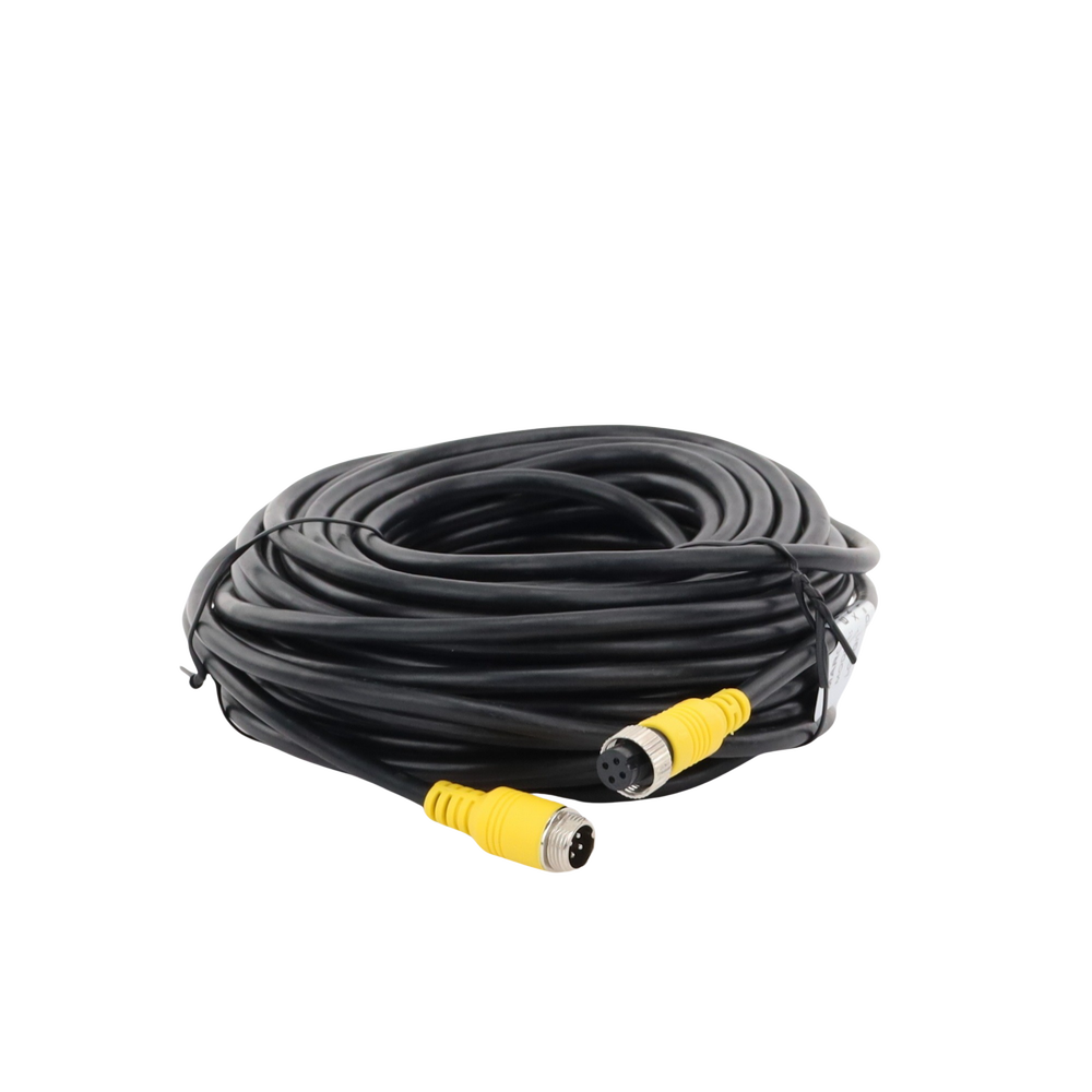 Cable extensor con conector tipo aviación de 15m solo para soluciones de videovigilancia móvil XMR