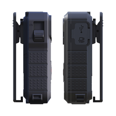 Body Camera para Seguridad, Video Full HD, Descarga de Vídeo automática con estación, Pantalla TFT con indicador de batería y memoria.