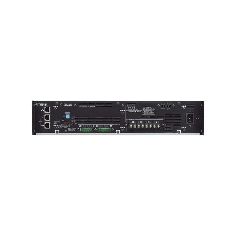 Amplificador de Audio, 4 Canales, 280w, Alta y Baja Impedancia, Conexión Análoga y YDIF, Para Serie MTX