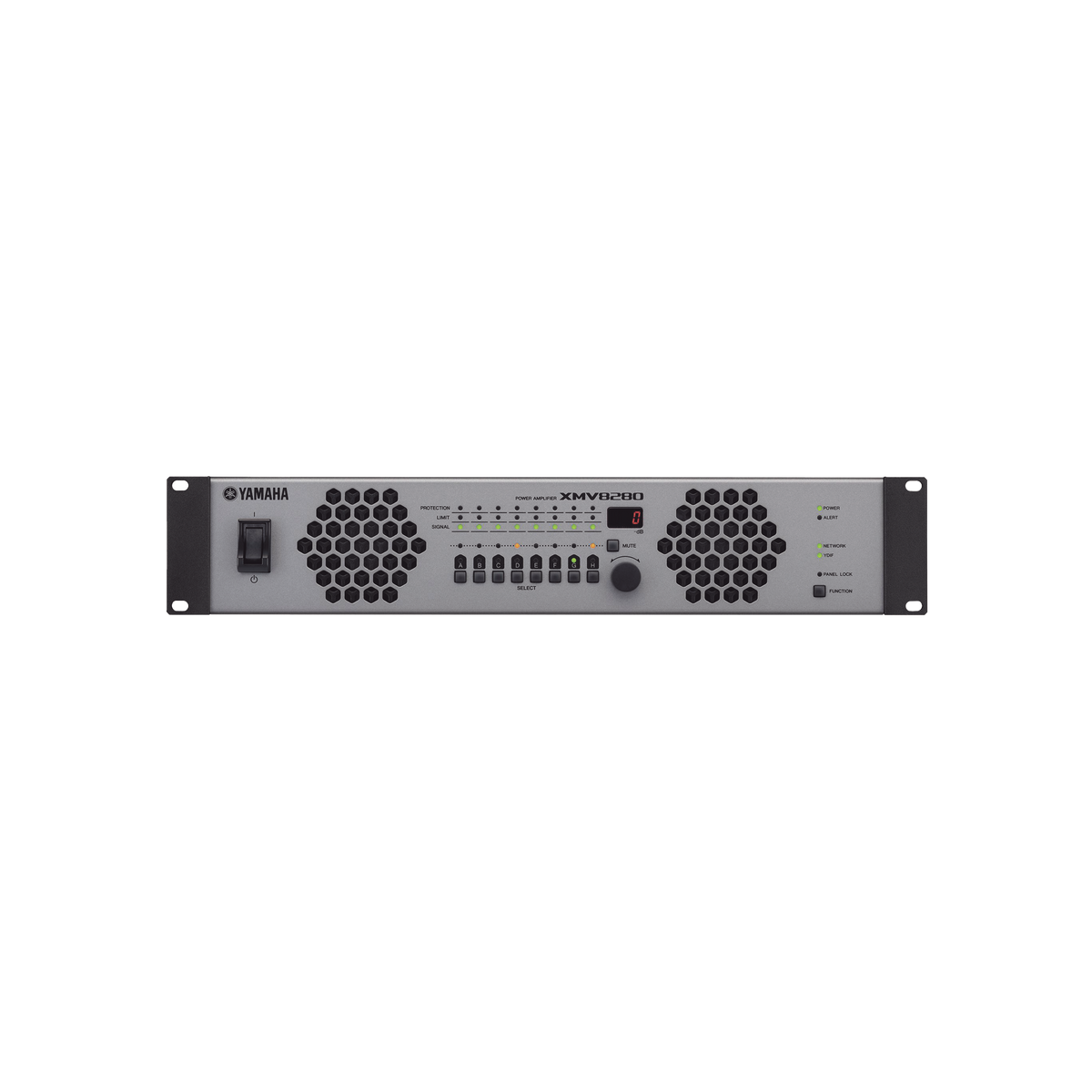 Amplificador de Audio Multicanal con Conexión Análoga / YDIF | 8 Canales, 280W | 8 OHMS | 70/100V