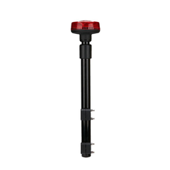 Luz telescópica Ultra Brillante Para Motocicleta, 9 LED, Color Rojo