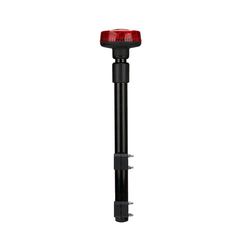 Luz telescópica Ultra Brillante Para Motocicleta, 9 LED, Color Rojo