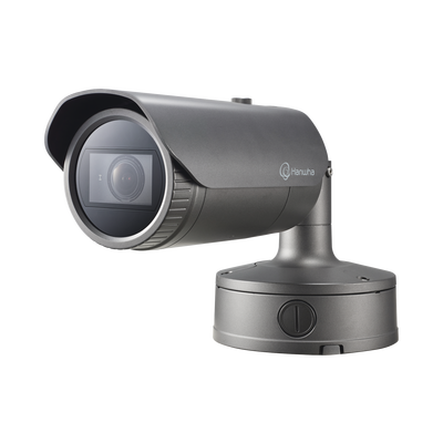 Cámara IP Tipo Bala Antivandálica 4K / Lente Motorizado 2.8-8.4mm / IR 50M / WDR 150db / H.265 & WiseStream II