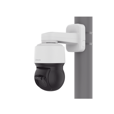 Cámara PTZ IP 2MP con inteligencia Artificial / antivandálica / 40x Zoom Óptico / IR 200m  / Exterior IP66 / IK10 / NEMA4X / Auto tracking / H.265 & WiseStream / Wiper incluido / NTCIP