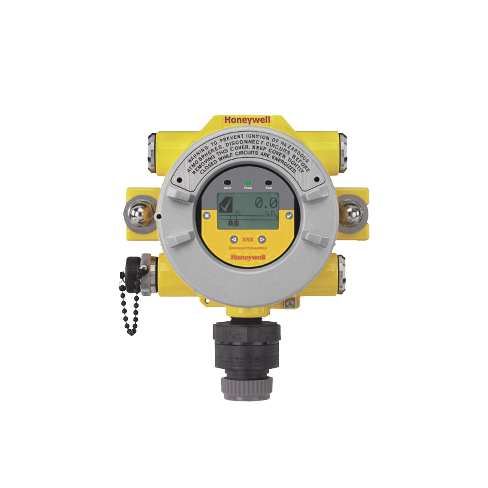 Transmisor Universal Serie XNX, Salida HART® de 4-20 mA, 3 Relays Falla/Alarma, UL/CSA, Entradas 5X3/4" NPT, Aluminio, Configurado Para Sensor 705 Alta Temperatura