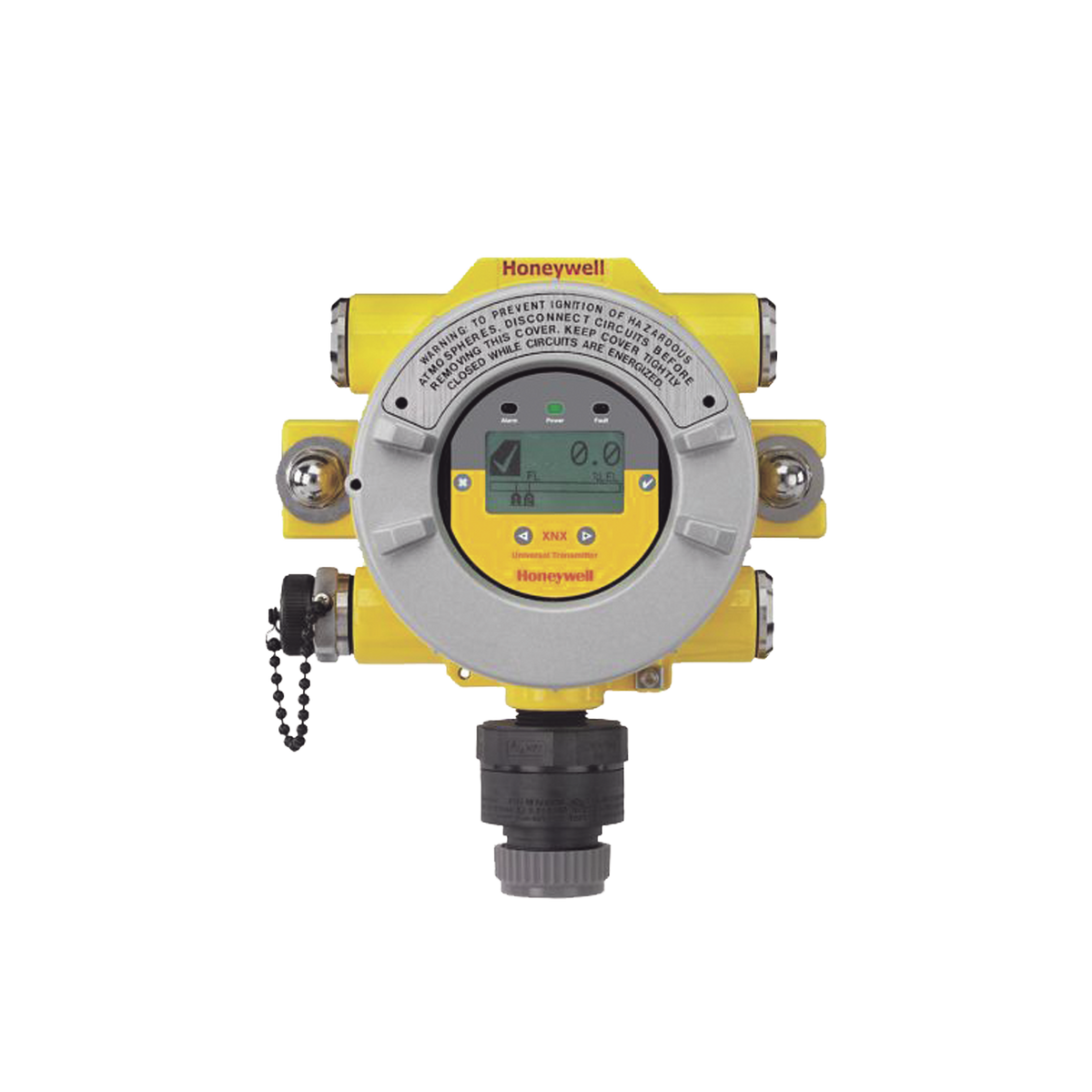 Transmisor Universal Serie XNX, Salida HART® de 4-20 mA, 3 Relays Falla/Alarma, UL/CSA, Entradas 5X3/4" NPT, Aluminio, Configurado Para Sensor 705 Alta Temperatura