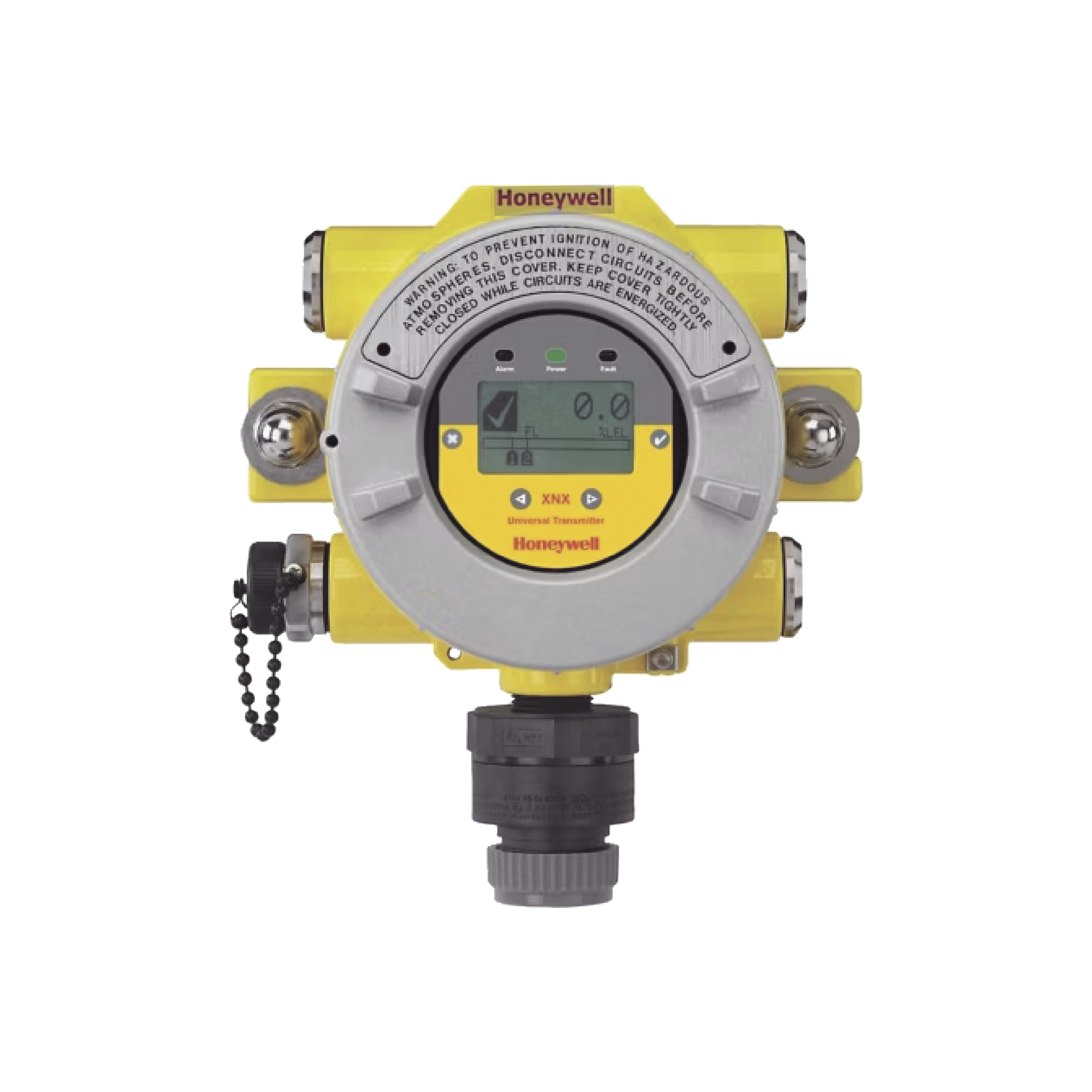 Transmisor Universal Serie XNX Para Sensores Tóxicos y De Oxigeno, Con HART® sobre salida 4-20 mA, Certificado UL/CSA, 4 entradas 3/4" NPT, Carcasa Acero Inoxidable