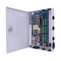 Fuente PREMIUM / 11-15 V / 18 canales / 20 A / Alta tecnología en seguridad / Doble ventilador / Hasta 1.8 Amperes por Salida / Filtro de ruido por canal / Diseño de alta gama.