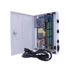 Fuente PREMIUM / 11-15 V / 18 canales / 20 A / Alta tecnología en seguridad / Doble ventilador / Hasta 1.8 Amperes por Salida / Filtro de ruido por canal / Diseño de alta gama.