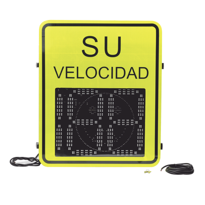 Radar Medidor de Velocidad de 3 Dígitos / Doble salida de Relevador / Tarjeta Micro SD / Puerto de red TCP IP / Detección de Exceso de Velocidad / Integración  con Cámara.