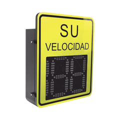 Radar Medidor de Velocidad de 3 Dígitos / Doble salida de Relevador / Tarjeta Micro SD / Puerto de red TCP IP / Detección de Exceso de Velocidad / Integración  con Cámara.