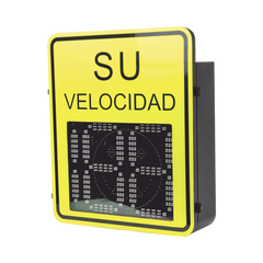Radar Medidor de Velocidad de 3 Dígitos / Doble salida de Relevador / Tarjeta Micro SD / Puerto de red TCP IP / Detección de Exceso de Velocidad / Integración  con Cámara.