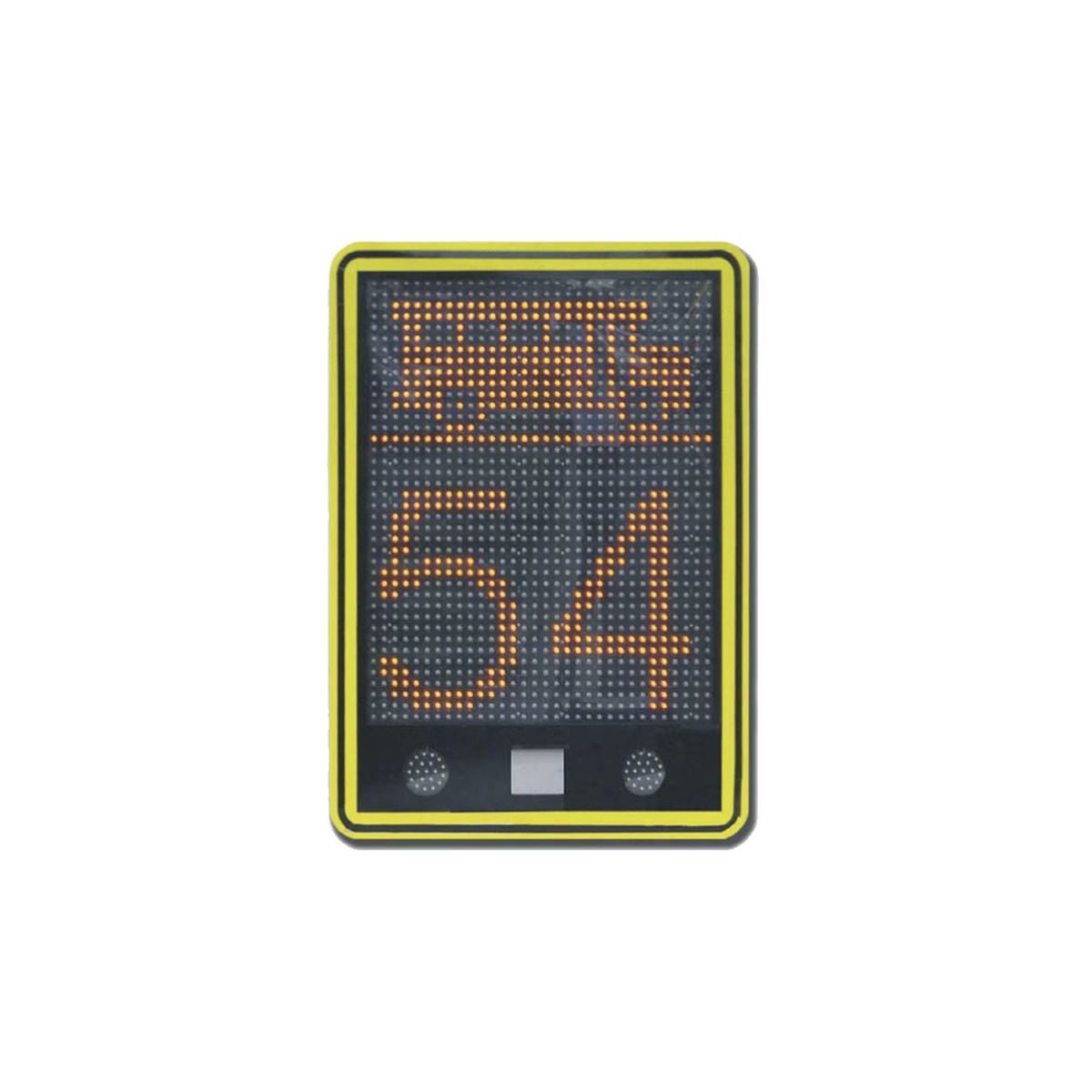Radar de velocidad de 3 dígitos con mensajes variables y confgurables