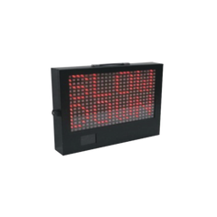 Radar de velocidad con mensaje de advertencia