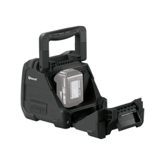 Bocina Negra Bluetooth con entrada USB, Auxiliar y Cargador, Funciona con Batería LXT de 18V o CXT de 12v (no inluidas)