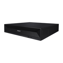 NVR de 16 canales / 32MP / Hasta 4 Discos Duros / Switch PoE+ 16 puertos / Wisenet P2P / H.265 & WiseStream