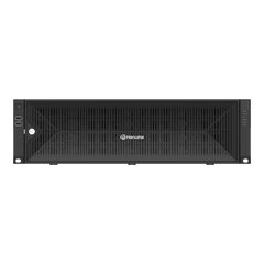 NVR de 64 canales /  Hasta 32 MP / H.265 & Wisestream / Procesamiento 400 Mbps / 3 Puertos de Red / Raid 5-6 / 16 bahias para disco duro (no incluidos)