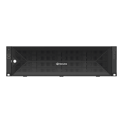 NVR de 64 canales /  Hasta 32 MP / H.265 & Wisestream / Procesamiento 400 Mbps / 3 Puertos de Red / Raid 5-6 / 16 bahias para disco duro (no incluidos)