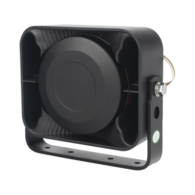 Bocina Compacta de Uso Rudo, 100 Watts de Potencia, Ideal para Vehículos de Encubierto, 8 Ohms de Impedancia