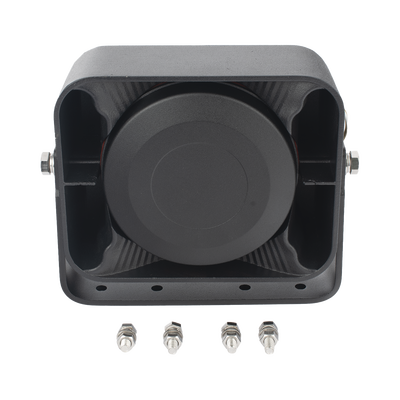 Bocina Compacta de Uso Rudo, 100 Watts de Potencia, Ideal para Vehículos de Encubierto, 8 Ohms de Impedancia