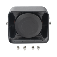 Bocina Compacta de Uso Rudo, 100 Watts de Potencia, Ideal para Vehículos de Encubierto, 8 Ohms de Impedancia