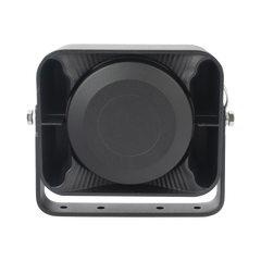 Bocina Compacta de Uso Rudo, 100 Watts de Potencia, Ideal para Vehículos de Encubierto, 8 Ohms de Impedancia