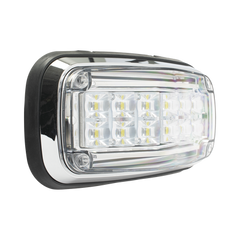 Luz de advertencia 8 X 4", Color Claro, IP67, SAE, Ideal para Ambulancias