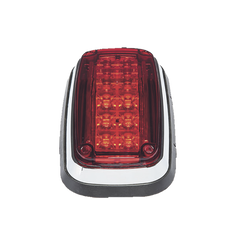 Luz de advertencia 8 X 4", Color Rojo, IP67, SAE, Ideal para Ambulancias