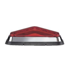 Luz de advertencia 8 X 4", Color Rojo, IP67, SAE, Ideal para Ambulancias