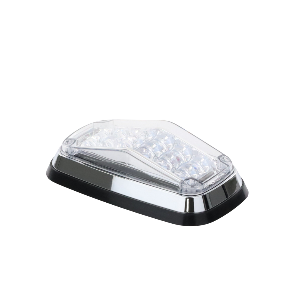 Luz de advertencia 8 X 4", Color Rojo / Claro, IP67, SAE, Ideal para Ambulancias