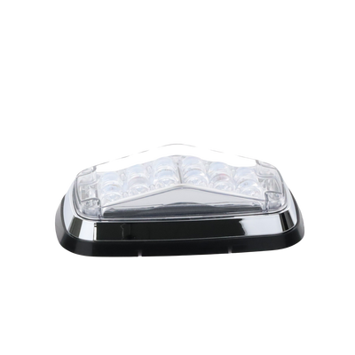 Luz de advertencia 8 X 4", Color Rojo / Claro, IP67, SAE, Ideal para Ambulancias