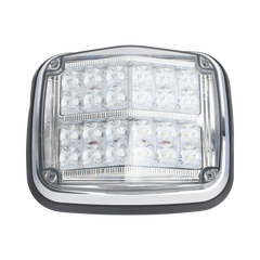 Luz de advertencia de 8 X 6", Color Rojo / Claro, SAE,  IP67, Ideal para Ambulancias